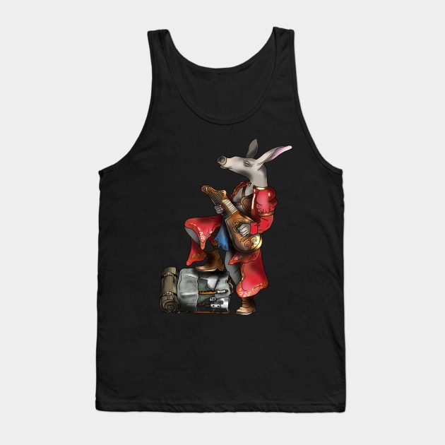 Aardvark lute player Tank Top by cuisinecat